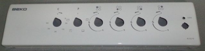 Панель передняя (декоративная) для плиты Beko 418903014