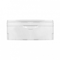 Панель ящика холодильника, Минск, Атлант, 470х15х185мм, прозрачная, верхняя, средняя (66004459), 774142100801