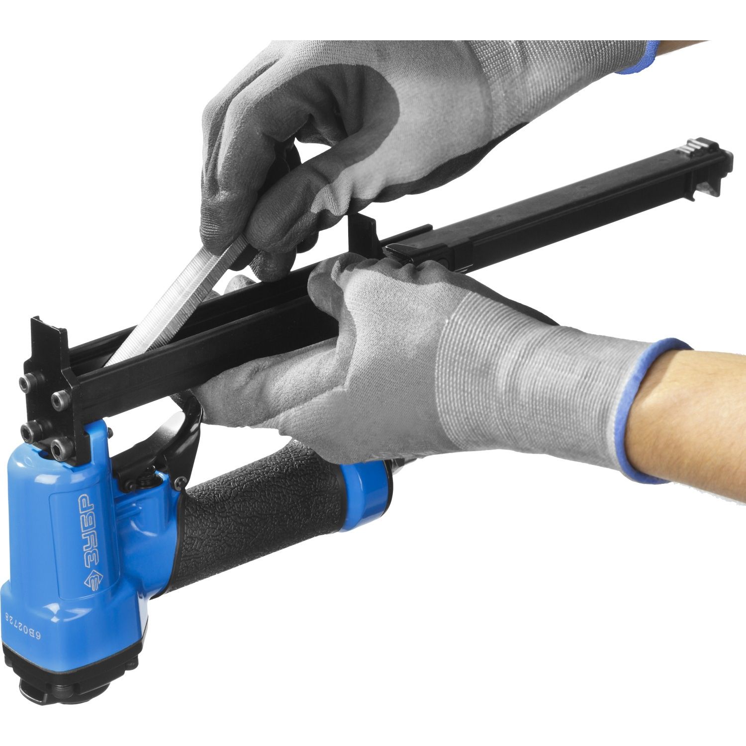 Степлер (скобозабиватель) пневматический для скоб тип 80 (6-16 мм) 3191