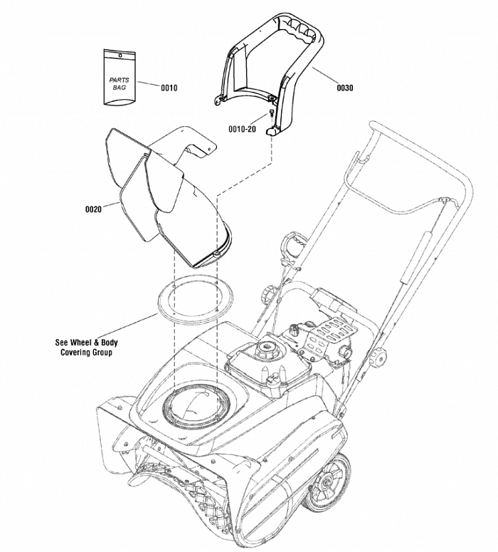 9 ДЕТАЛИ УПРАВЛЕНИЯ СНЕГОУБОРЩИК CHAMPION ST655BS ручное управление желобом