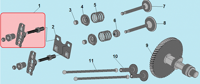 6 ДЕТАЛИ ДВИГАТЕЛЯ - БЛОК - СВЕЧА - ГОЛОВКА - КЛАПАНА - ПРОКЛАДКИ ГЕНЕРАТОР CHAMPION GG3301C