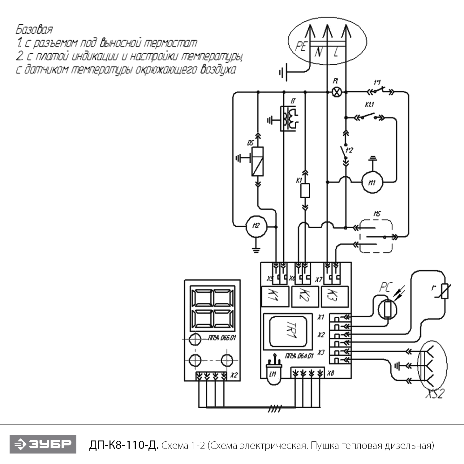 Пушка дизельная прямого нагрева, дисплей,К8 ДП-К8-110-Д