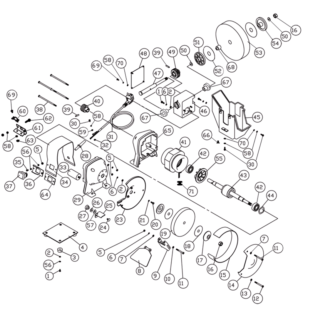 Станок точильный, увеличенная мощность ЗТШМ-150/200У_z01