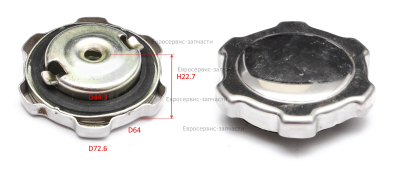 Крышка бака топливного в сборе