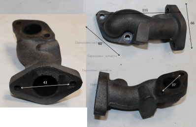 Патрубок глушителя