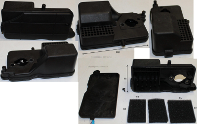 Фильтр воздушный в сборе