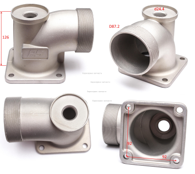 Фланец выпускного патрубка. 660250002-0001. МБ 1000Д80