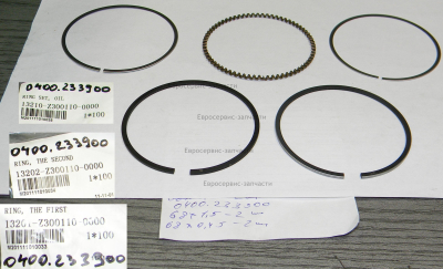 Комплект колец поршневых D.68х1,5х1,5х2,5 мм