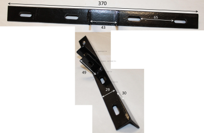 Кронштейн крыльев передний. 809173-1. КБ 470