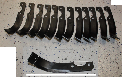 Лезвие шнека (левое)