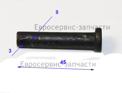 Палец стопорный  M8х45 801194 КБ 4 (Е1603.001.00)