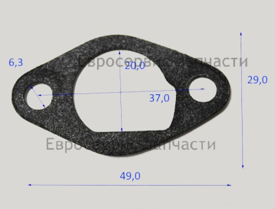 Прокладка воздушного фильтра 154.3090.002.00.00 КБ 4 (Е1603.001.00)