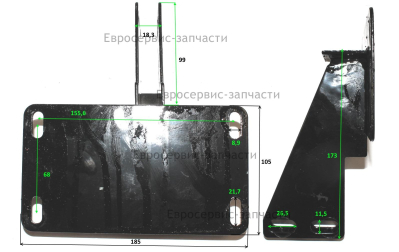 Кронштейн двигателя задний