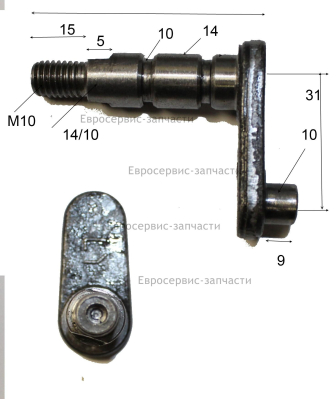 Вал переключения передач