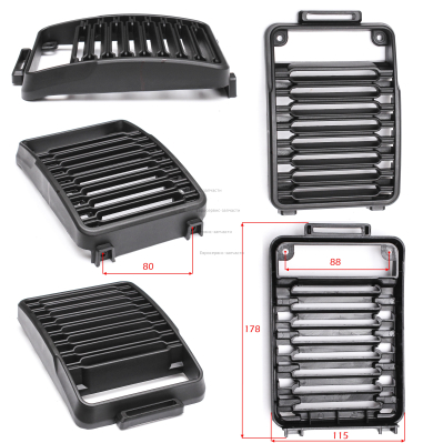 Панель задняя пластиковая ML-DSL-160-220-014 АИС220Д E1703.010.00.