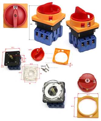 Выключатель питания в сборе, 380В. АИС 300ПТ Pulse. СМ.0601.169050