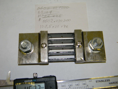 Дивертор 500A, 75mv