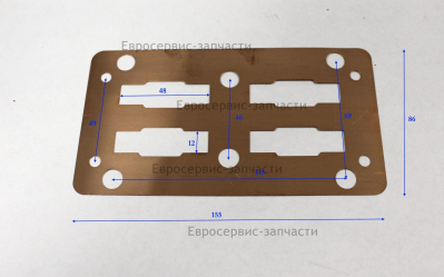 Прокладка клапанной плиты разделительнаяя D.01.14.W029 КПР 360