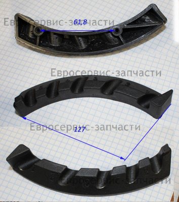 Гребенка переключения высоты кошения