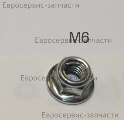 Гайка фланцевая M6