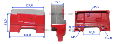Опора заготовки (правая)