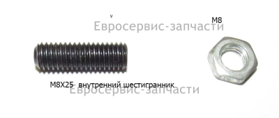 Винт с головкой внутр. шестигранной M8х25 мм