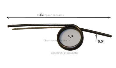 Пружина торсионная