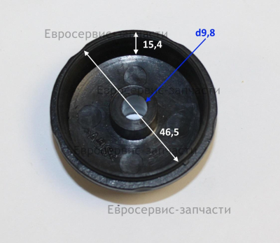 Рукоятка колеса регулировки глубины строгания (нижняя часть) , СТР1833Э