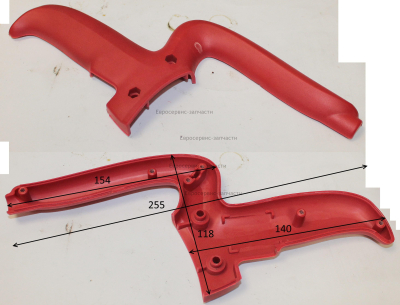 Рукоятка, правая половина. BH-8180-03. ПМ 1218