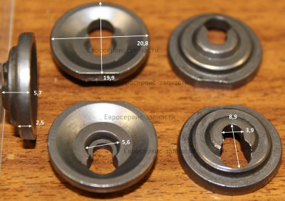 Тарелка впускного\выпускного клапана 168.0060.001.00.00 КБ 4 (Е1603.001.00)