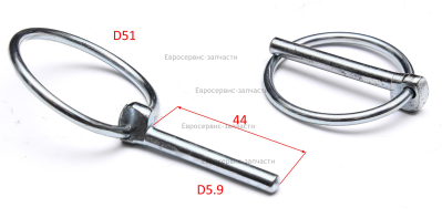 Штифт стопорный блокировки колес
