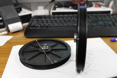 Шкив привода шнека