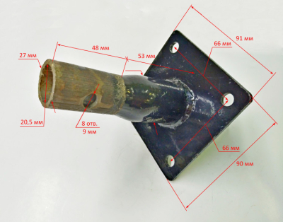 Кронштейн крепления лезвий дополнительный для GMC-5.5 HSD (9)