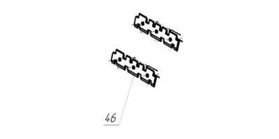 Нож зубчатый (пара)