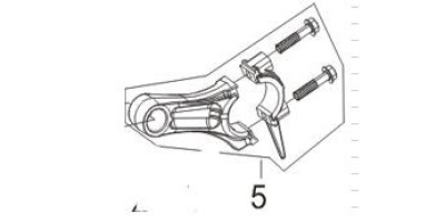 Шатун в сборе