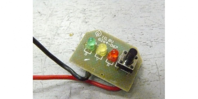 Плата светодиодного индикатора уровня заряда АКБ