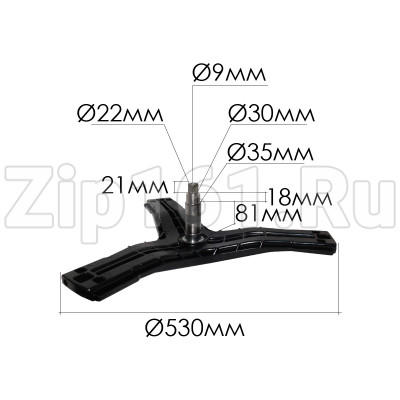 Крестовина барабана LG MHW62121402